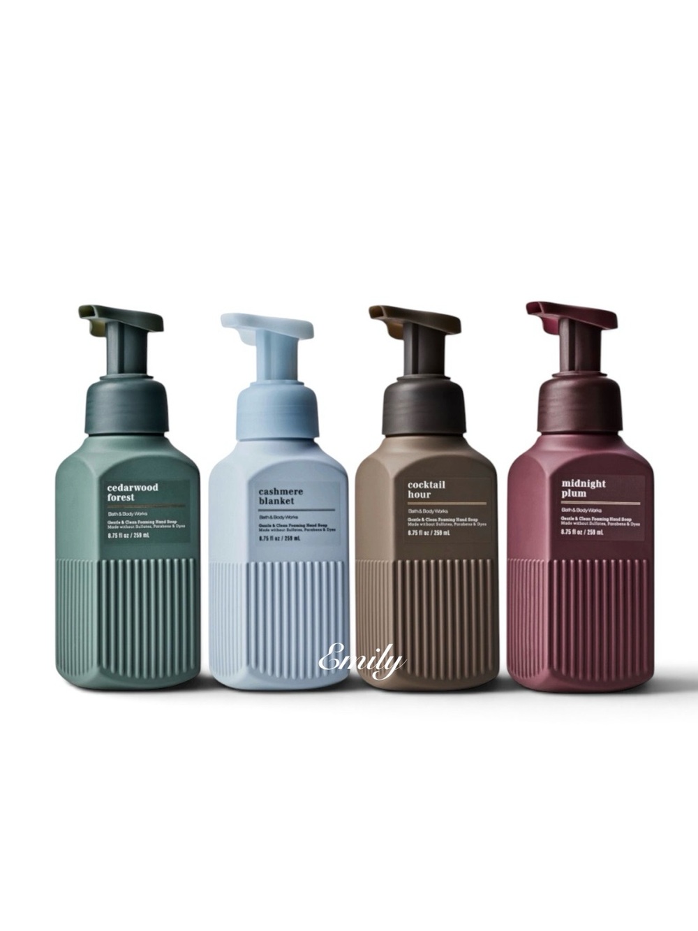 NEW! 4X Bath & Body Works LUXE Foaming Hand Soap 8.75 fl oz Set Bundle